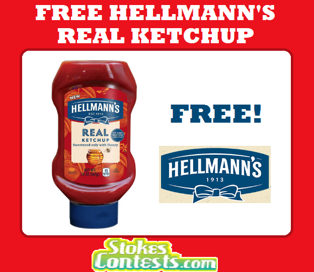 Image FREE Hellmans Ketchup TODAY ONLY!