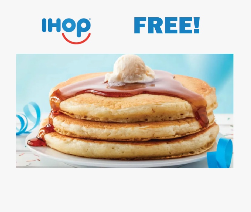 Image FREE Short Stack Pancake at IHOP! TOMORROW!