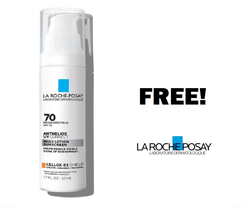 Image FREE La Roche-Posay Anthelios UV Correct Anti-Aging Sunscreen SPF 70!