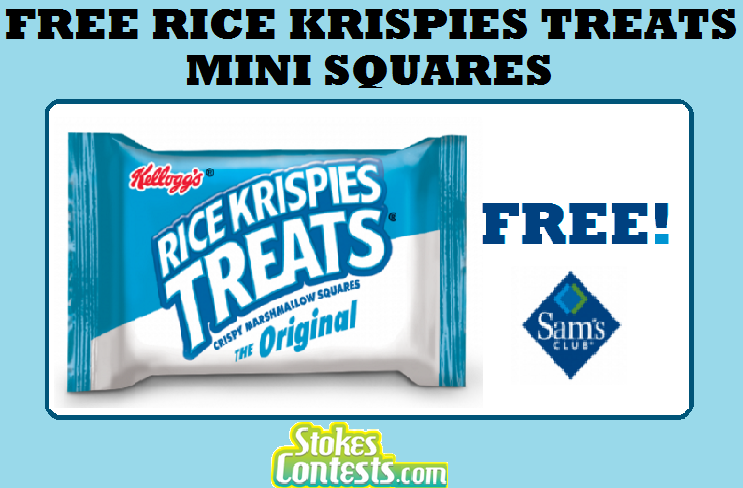 Image FREE Rice Krispies Treats Mini-Squares