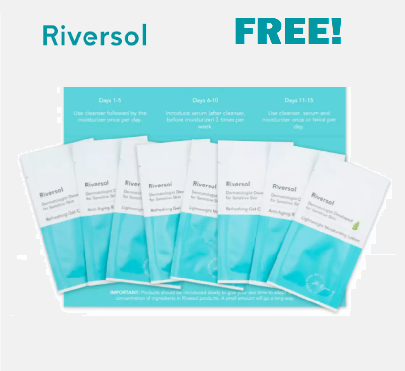 Image FREE 15-Day Riversol  Anti- Aging Skincare Sample Kit