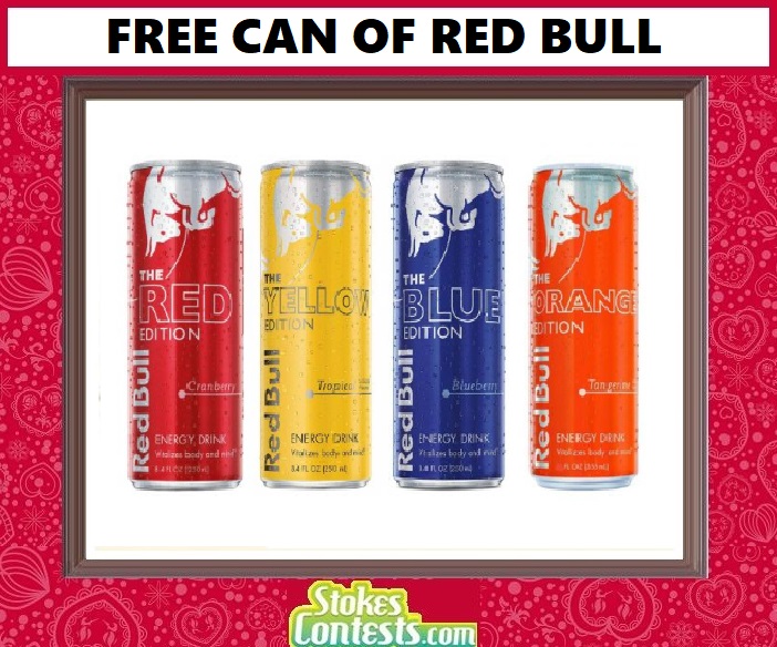 Image FREE Can of Red Bull. 
