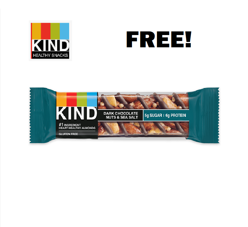 Image FREE Kind Snack Bar!