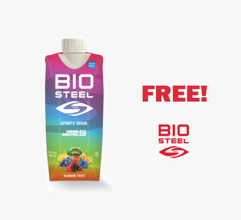 Image .FREE BioSteel Sports Drink!