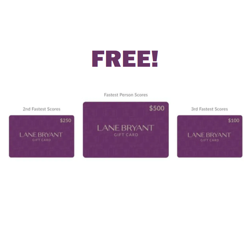 Image ..FREE $100-$500 Lane Bryant Gift Cards!