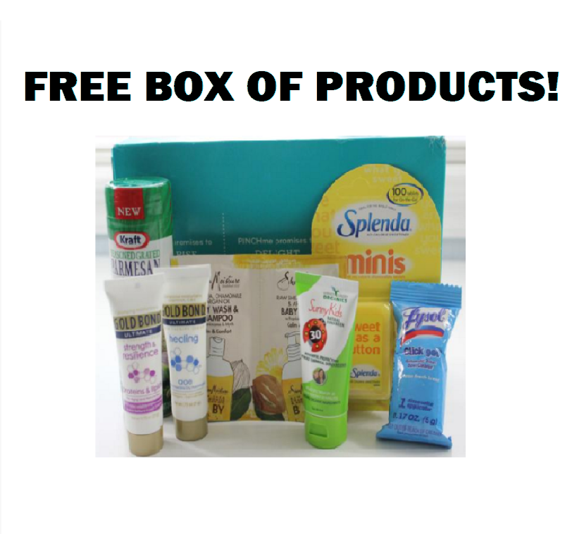 Image ..FREE Full Size Samples BOX from Pinchme