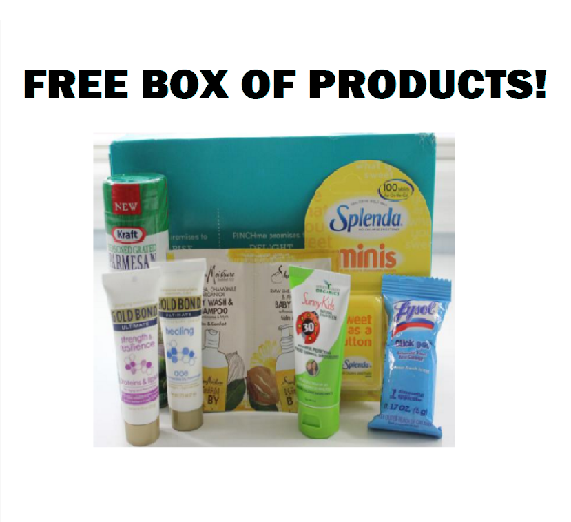 Image FREE Full Size Samples BOX from Pinchme! TODAY!!