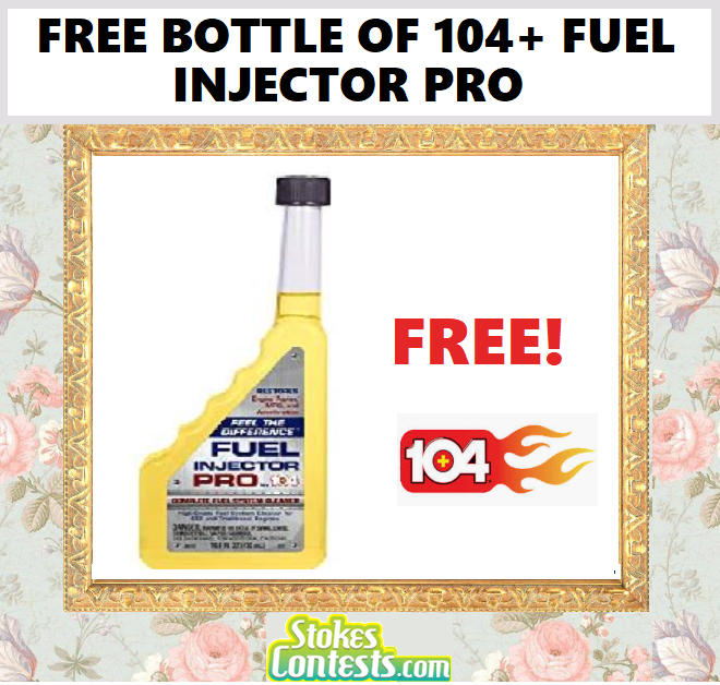 Image FREE Bottle of 104+ Fuel Injector Pro 