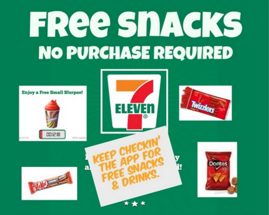 Image FREE Snacks & Beverages Every Friday at 7-11 Canada