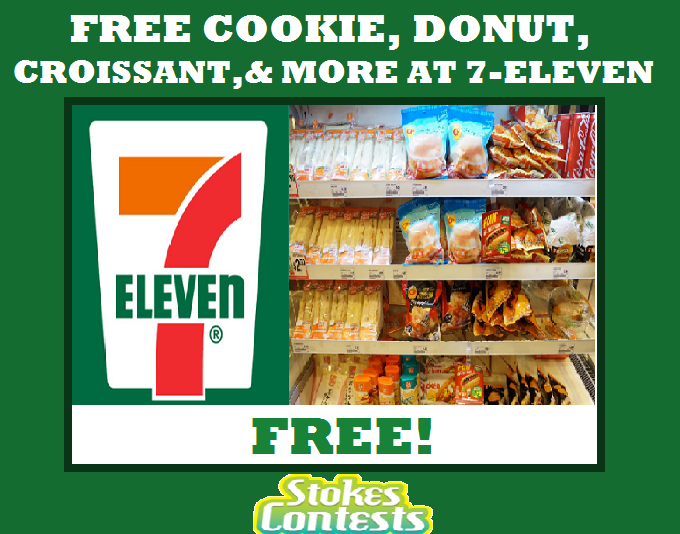 Image FREE Cookie, Donut, Croissant, Beverage & MORE! at 7-Eleven!