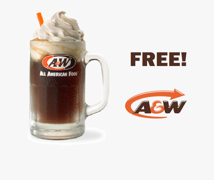 Image FREE Small Root Beer Float at A&W