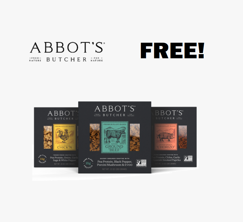 Image FREE Abbot’s Butcher Plant-Based Meat