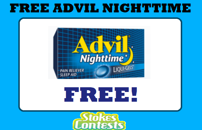 Image FREE Advil Nighttime Trial Pack.