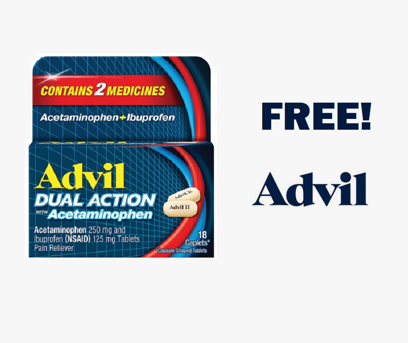 Image FREE Advil Dual Action!