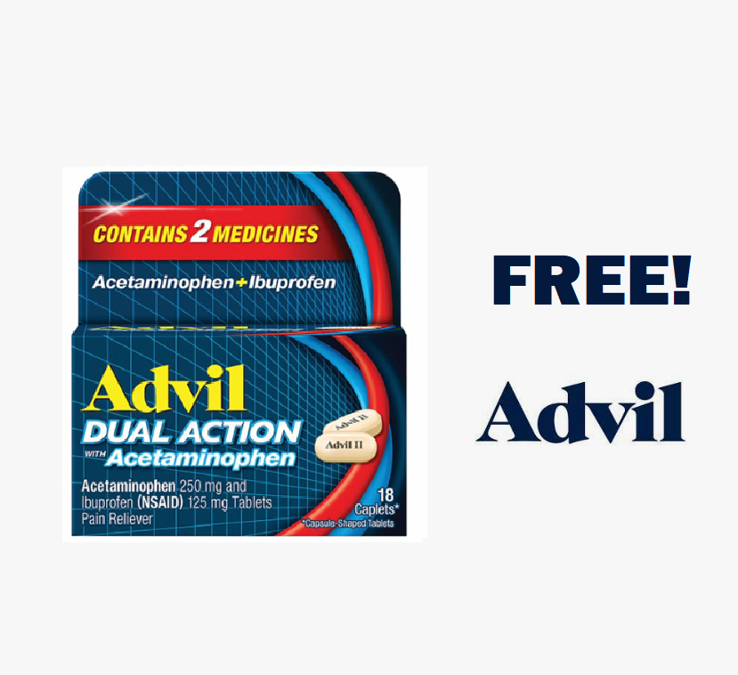 Image FREE Advil Dual Action