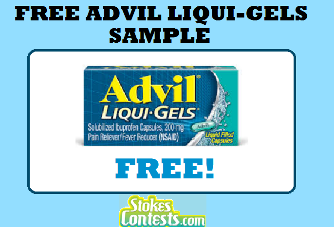 Image FREE Advil Liqui-Gels Sample