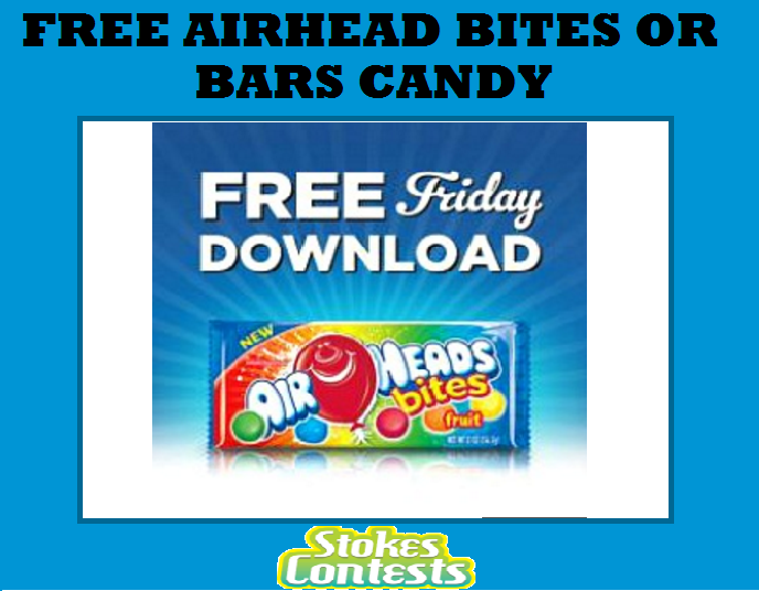 Image FREE Airheads Bites or Bars Candy TODAY ONLY!