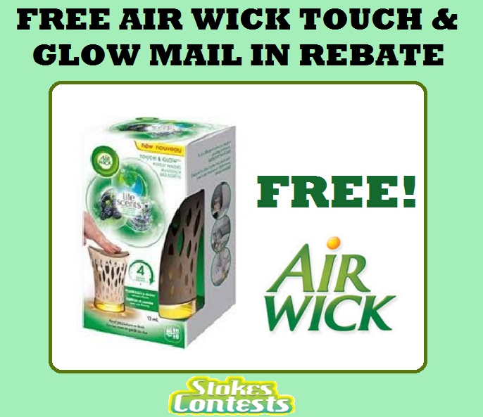 Image FREE Air Wick Touch & Glow Mail In Rebate.