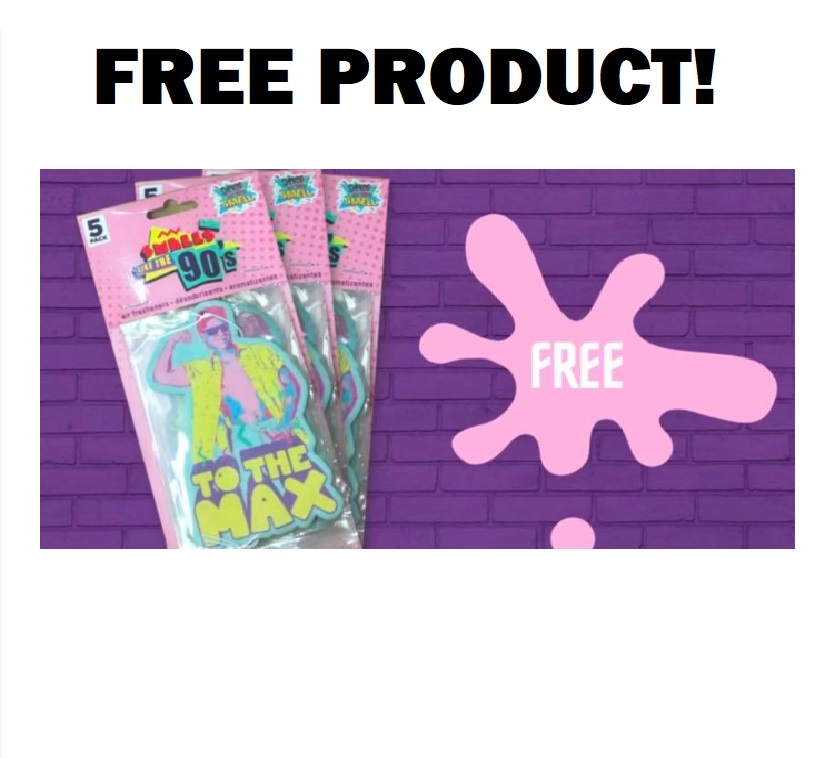 Image FREE 5 Pack of Fresh-Scents Saved by the Bell Air Fresheners