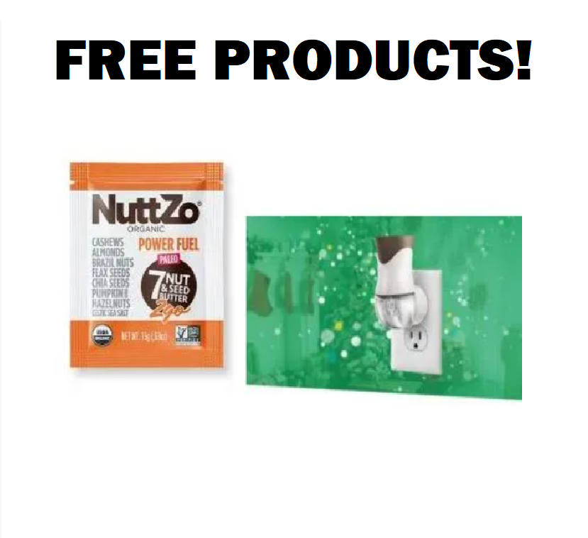 Image FREE NuttZo Mixed Seed & Nut Butter Or FREE Air Wick Oil Warmer