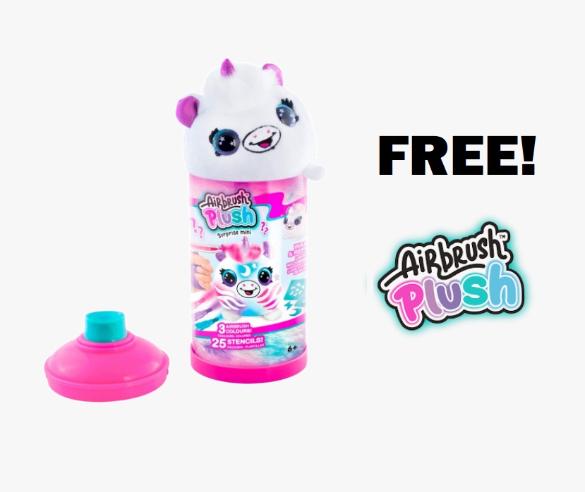 Image FREE Airbrush Plush Surprise Toy