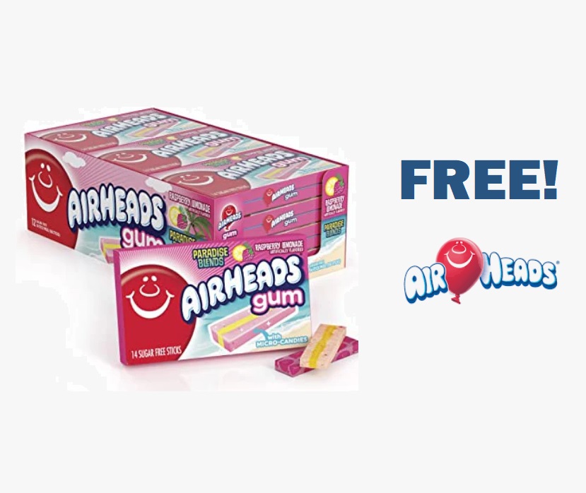 Image FREE Airheads Raspberry Lemonade Chewing Gum