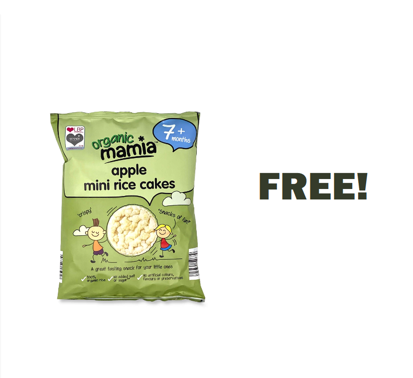 Freebie - *FREE Aldi Mamia Organic Mini Rice Cakes*