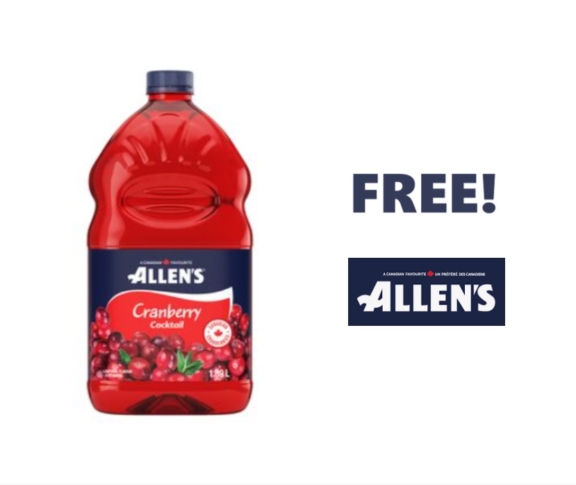 Image FREE Allen’s Cranberry Beverages