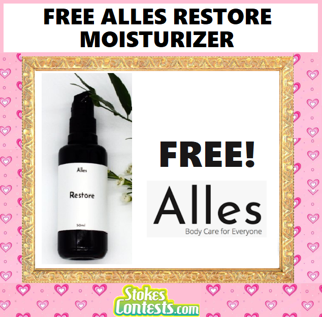 Image FREE Alles Restore Moisturizer