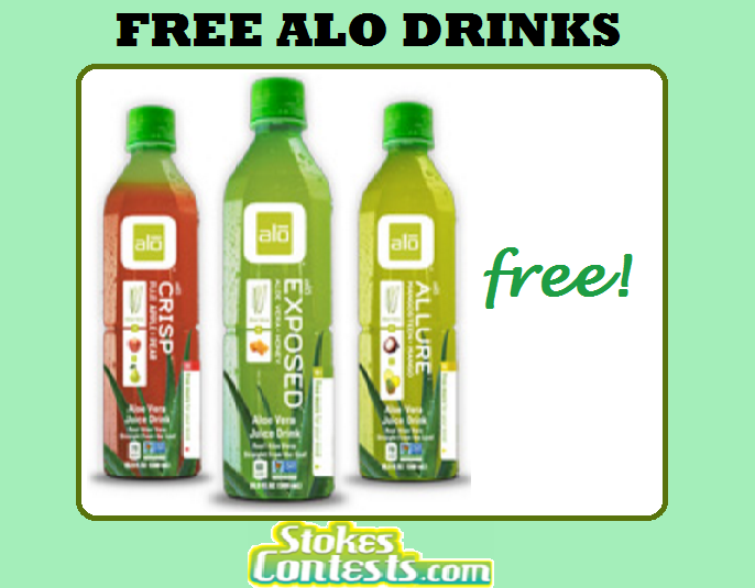 Image 3 FREE Bottles of Alo Drinks