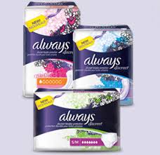 Image FREE Sample Packs of New Always Discreet 