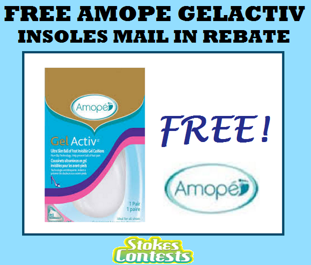 Image FREE Amope GelActiv Insoles or Inserts Mail in Rebate