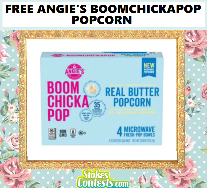 Image FREE Angie’s BOOMCHICKAPOP Popcorn