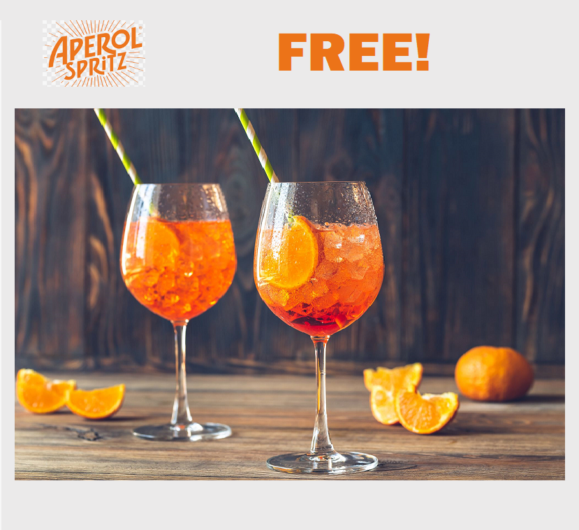 Image FREE Aperol Spritz Cocktail