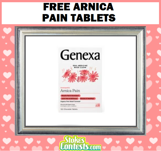 Image FREE Arnica Pain Tablets