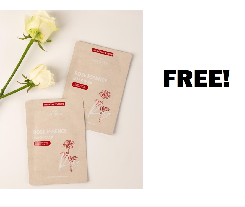 Image FREE The Aroma Shop Rose Essence Mask Pack