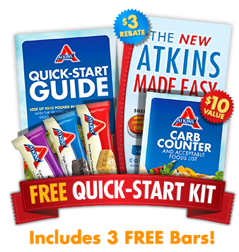 Image FREE Atkins Starter Kit, Includes 3 Bars