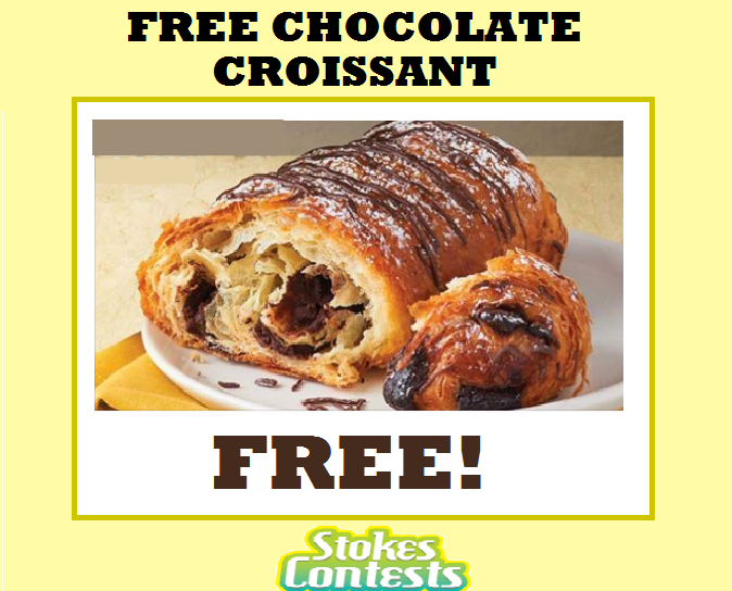 Image FREE Chocolate Croissant TODAY ONLY!