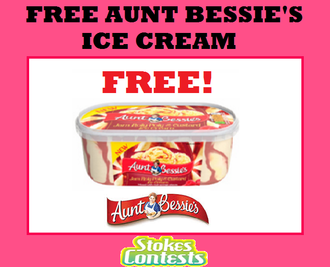 Image FREE Aunt Bessie's Ice Cream Tub