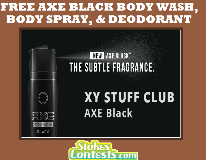 Image FREE AXE BLACK Body Wash, Body Spray, or Deodorant Opportunity