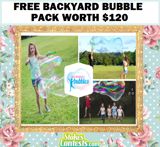 Image FREE Backyard Bubble Pack Worth $120