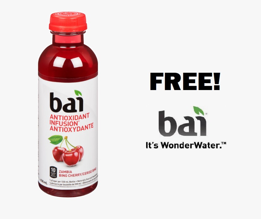 Image FREE Bai Antioxidant Infusion Zambia Bing Cherry
