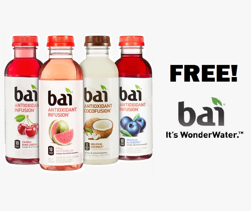 Image FREE Bai Flavoured Antioxidant Infusions Water Beverages