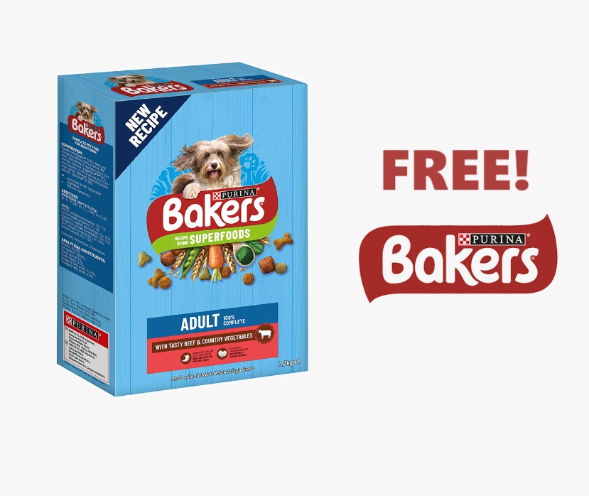 Image FREE Bag of Bakers Dog Food ( 1kg Bag)
