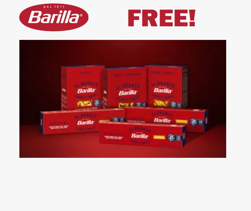 Image FREE Barilla Al Bronzo Pasta