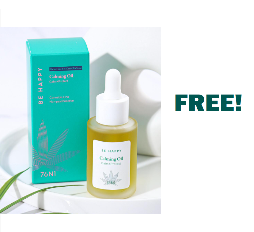 Image FREE Be Happy Calming Oil