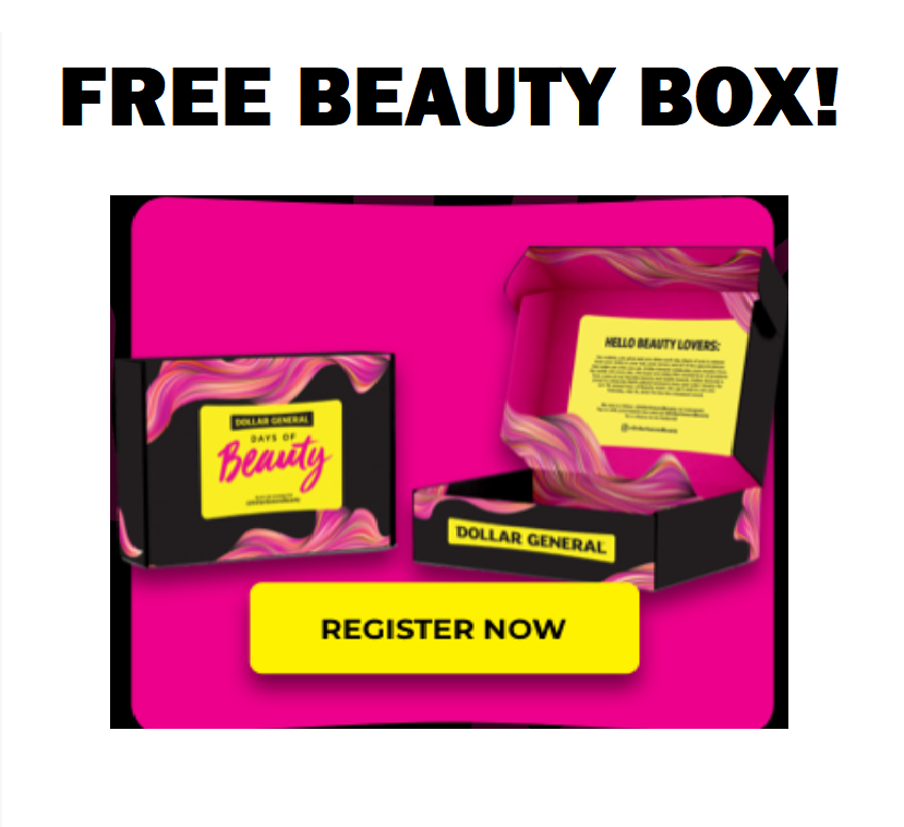 Image FREE Beauty BOX at Dollar General