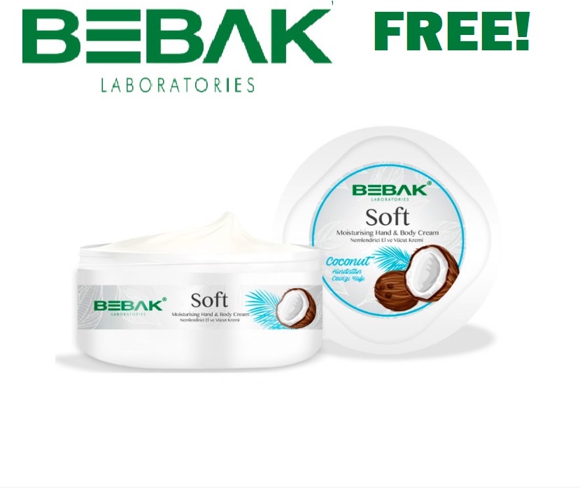 Image FREE Bebak Soft Hand And Body Cream – Coconut Oil