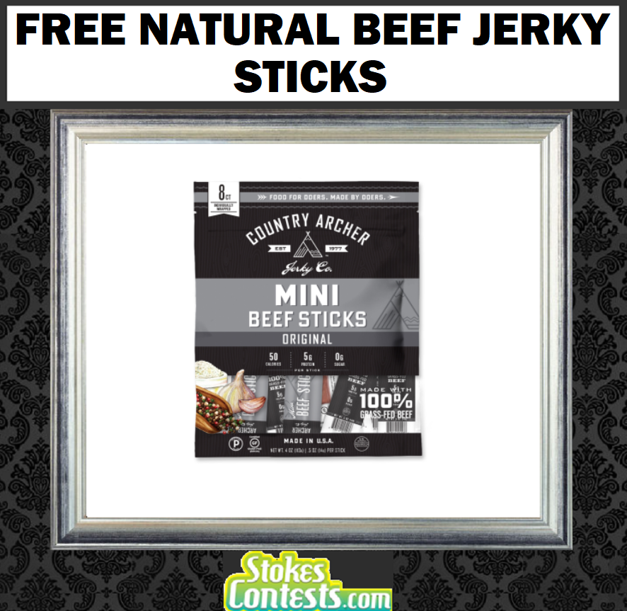 Image FREE BAG of NATURAL Beef Jerky Sticks