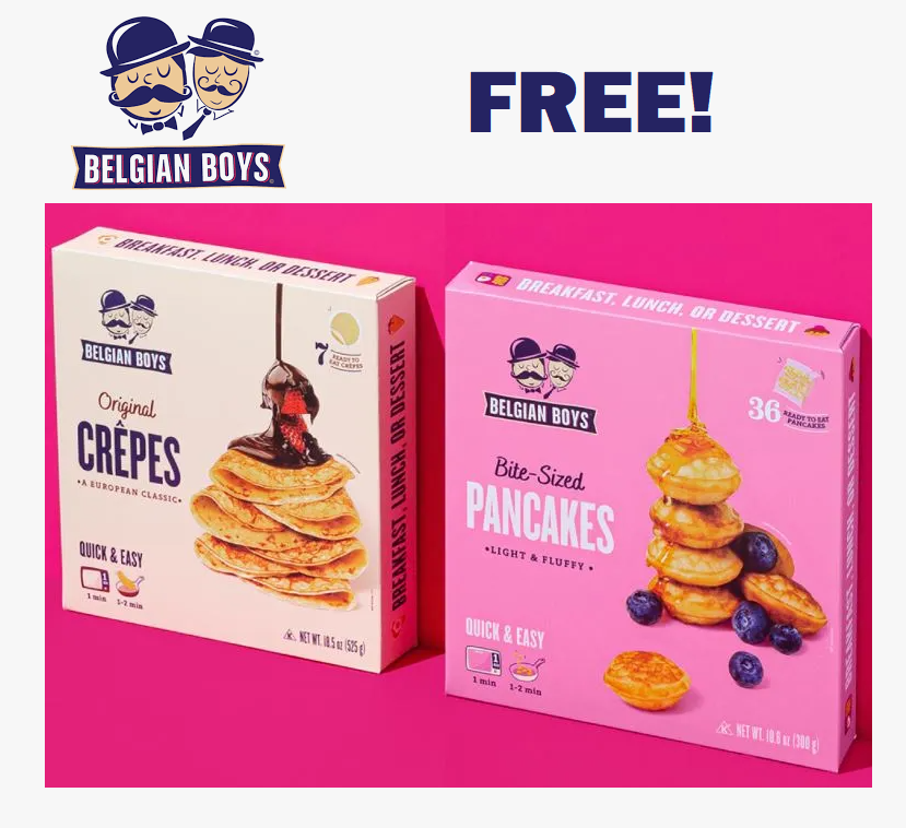 Image FREE BOX Of Belgian Boys Crepes Or Pancakes 